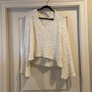 Free people bell sleeve sweater